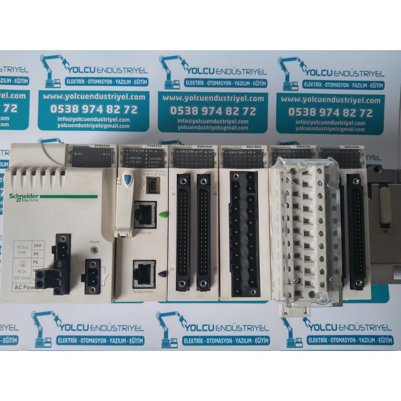 BMXP342020, Schneider Electric, Modicon M340 plc, Ethernet Portlu Plc ...