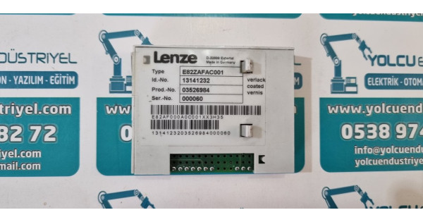 E82ZAFAC010 Lenze 8200 Vector Sürücü LENZE I/O Application PT Function ...