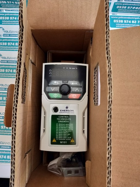M101-012 00042 A101 00 AB100 Control Techniques M101 SERİSİ 0.75KW HIZ ...
