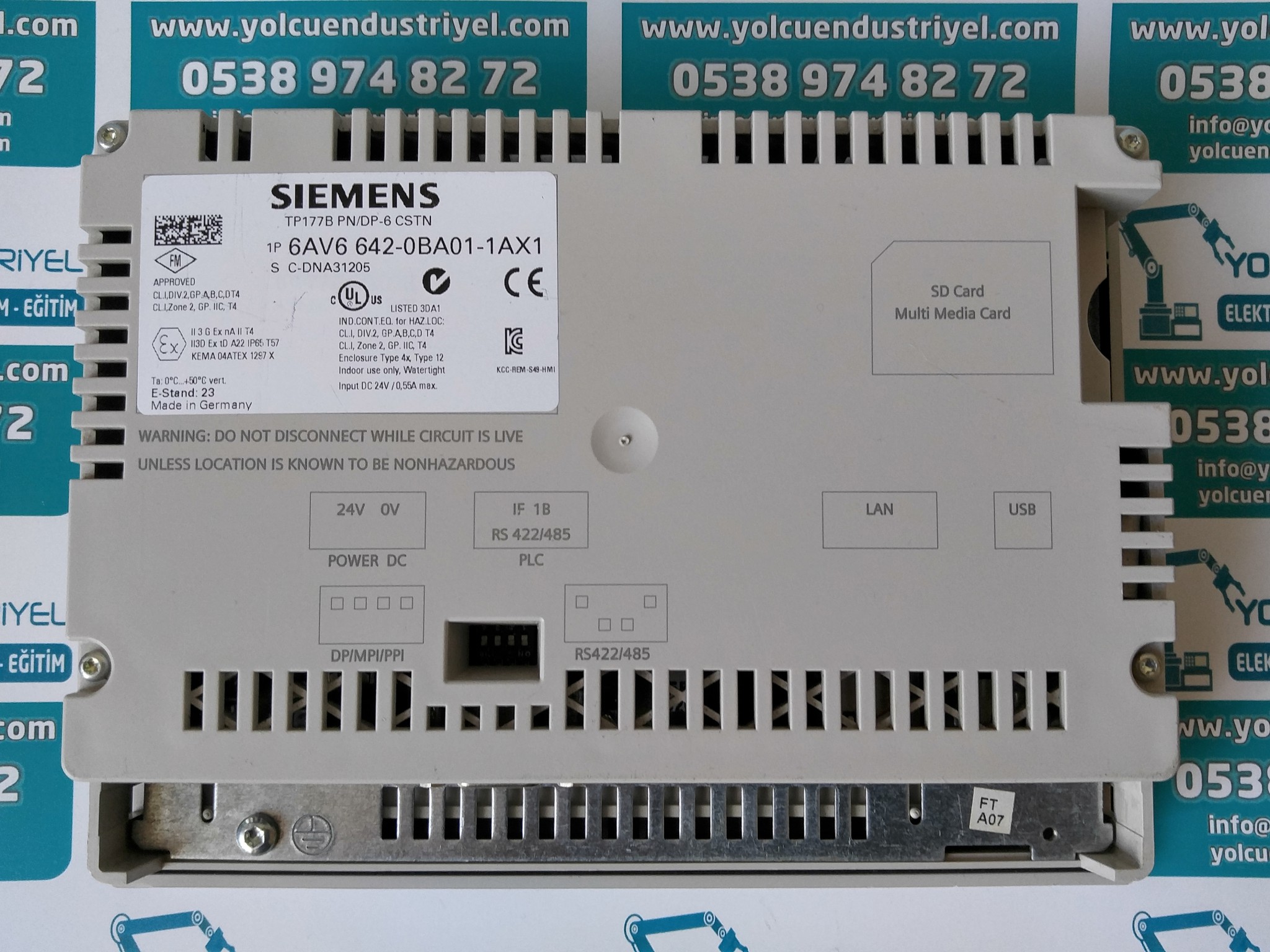 Écran Tactile Siemens OP 177B 6" PN/DP STN – Neuf, Référence 6AV6642-0DA01-1AX1