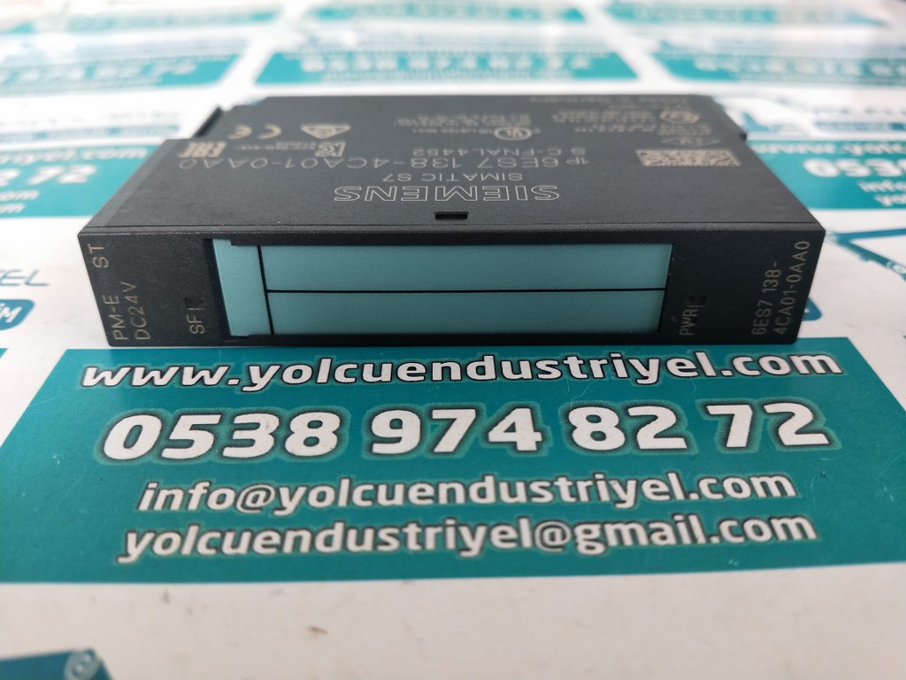 Siemens Powermodul 6ES7 138-4CA01-0AA0 Simatic DP Power Supply Simatic S7 E03